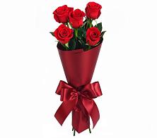 Букет 5 Красных роз Эдлесс Лав в Красном Маныче