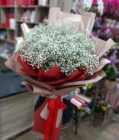 Букет цветов из: Гипсофила в Красном Маныче