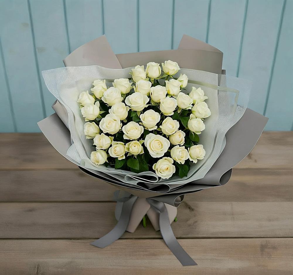 Букет Белоснежная нежность в Красном Маныче
