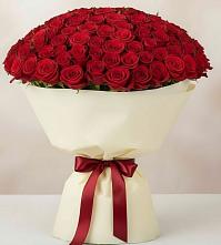 Букет 101 Красная роза Милано в Красном Маныче