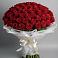 Букет 101 Красная роза Блэк Мэджик в Красном Маныче