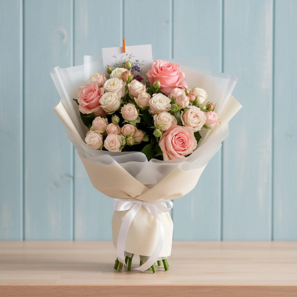 Букет цветов из: Розы в Красном Маныче