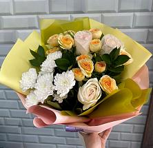Букет цветов из:  Розы и Хризантемы #REPLACE_PRED# Красном Маныче