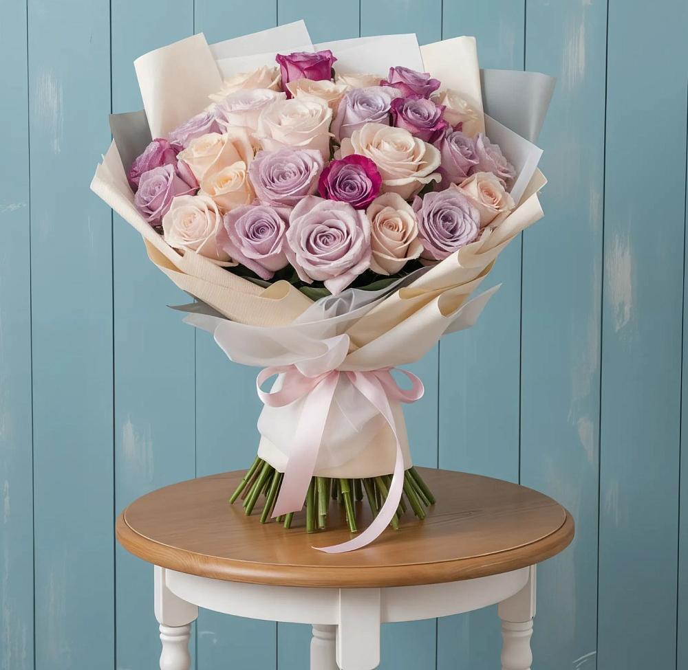 Букет цветов из: Розы в Красном Маныче