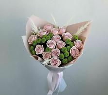 Букет цветов из:  Розы и Хризантемы в Красном Маныче