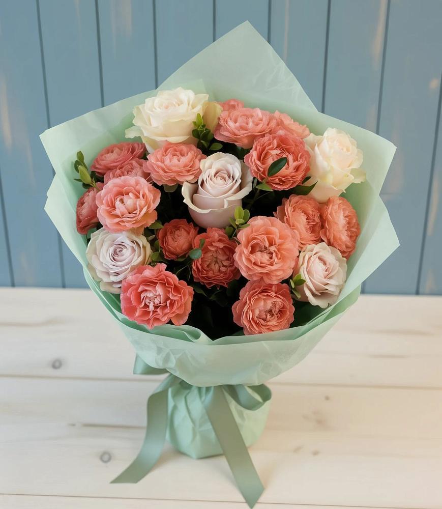 Букет цветов из: Розы в Красном Маныче