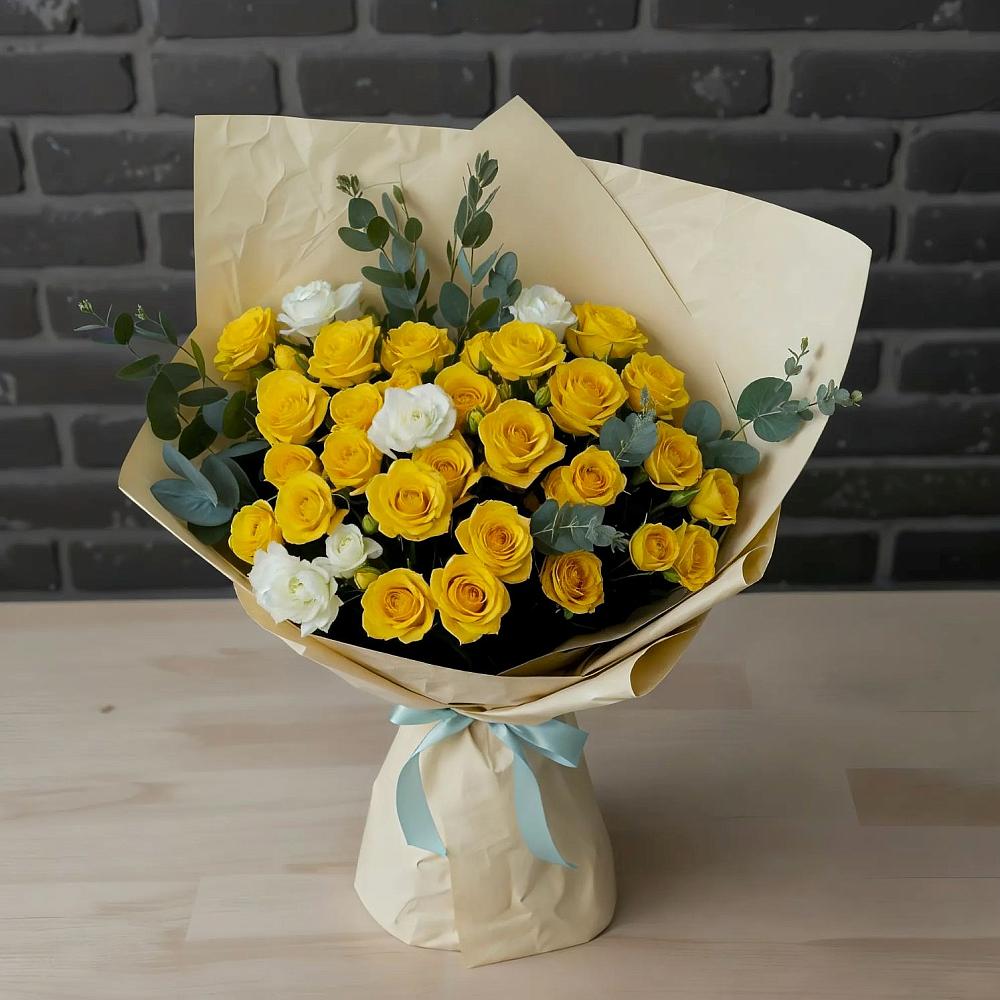 Букет цветов из: Розы в Красном Маныче