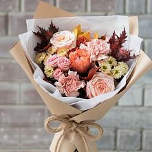 Букет цветов из:  Гвоздики, Хризантемы и Розы #REPLACE_PRED# Красном Маныче