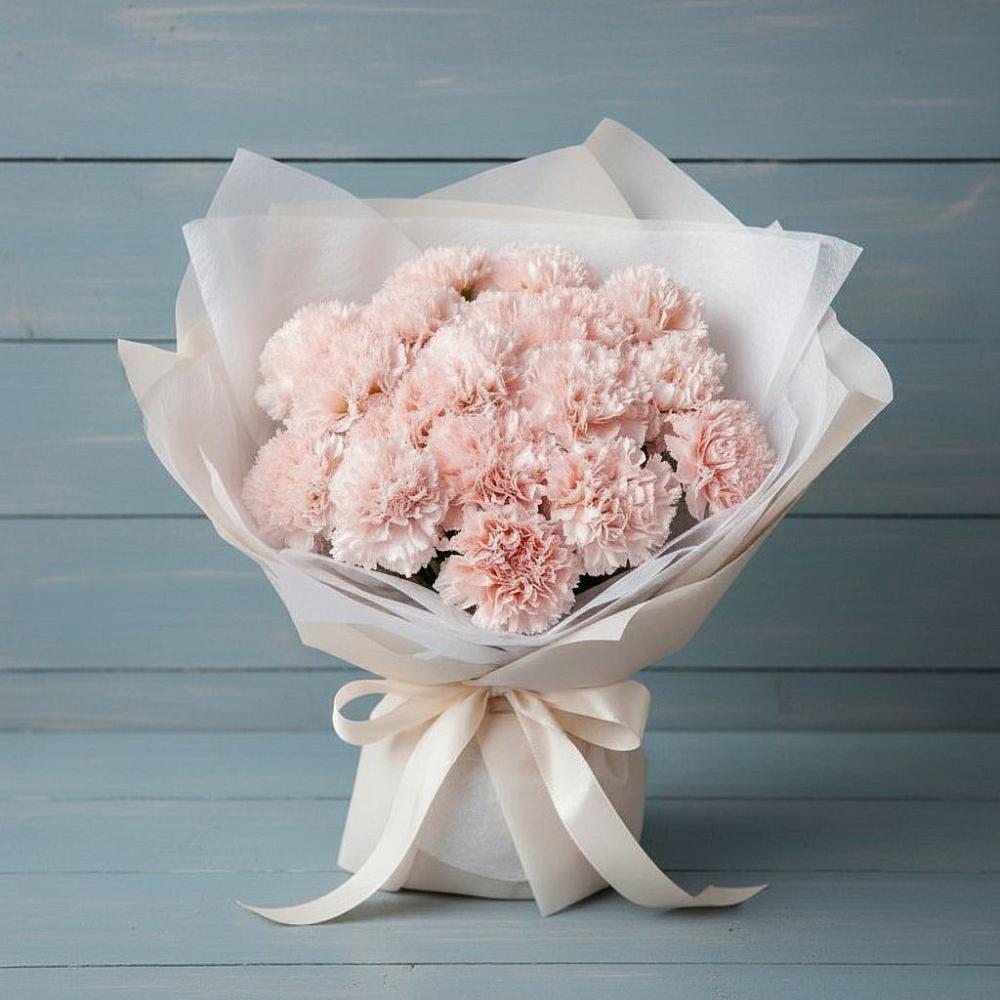 Букет цветов из: Гвоздики в Красном Маныче