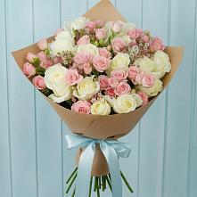 Букет цветов из:  Розы в Красном Маныче